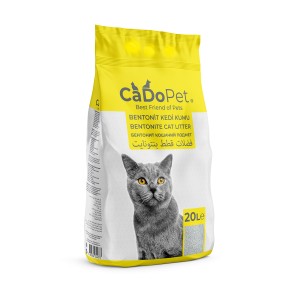 CADOPET 20 LT  BENTONİT KEDİ KUMU (NATURAL)