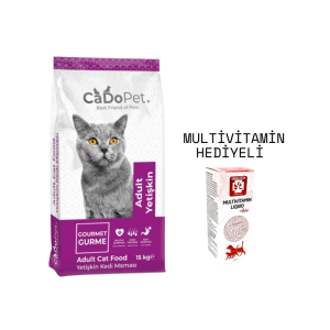 CADOPET KEDİ MAMASI GURME 15 KG